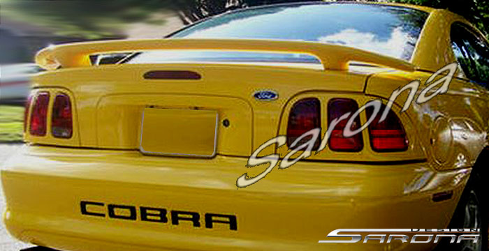 Custom 94-98 Mustang Wing # 47-14  Coupe Trunk Wing (1994 - 1998) - $169.00 (Manufacturer Sarona, Part #FD-005-TW)